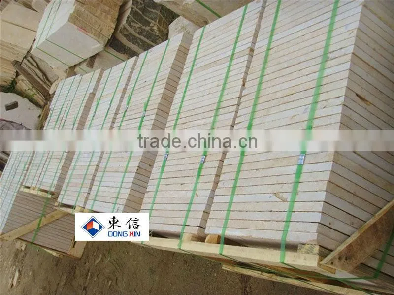 Honed Yellow Limestone Tile