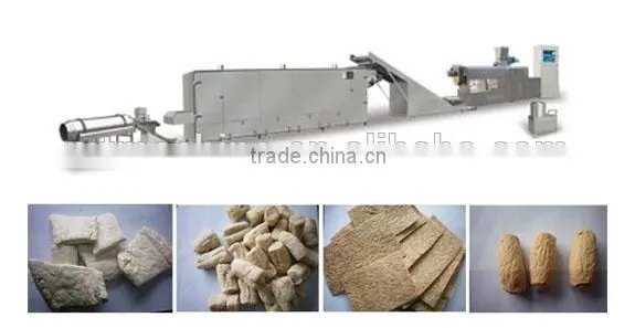 Extrusion textured soy protein machine