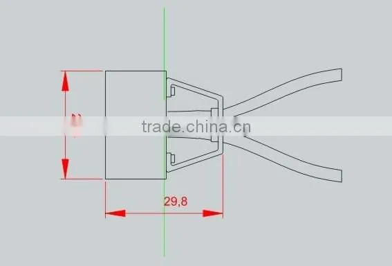 GU10 The single lamp holder