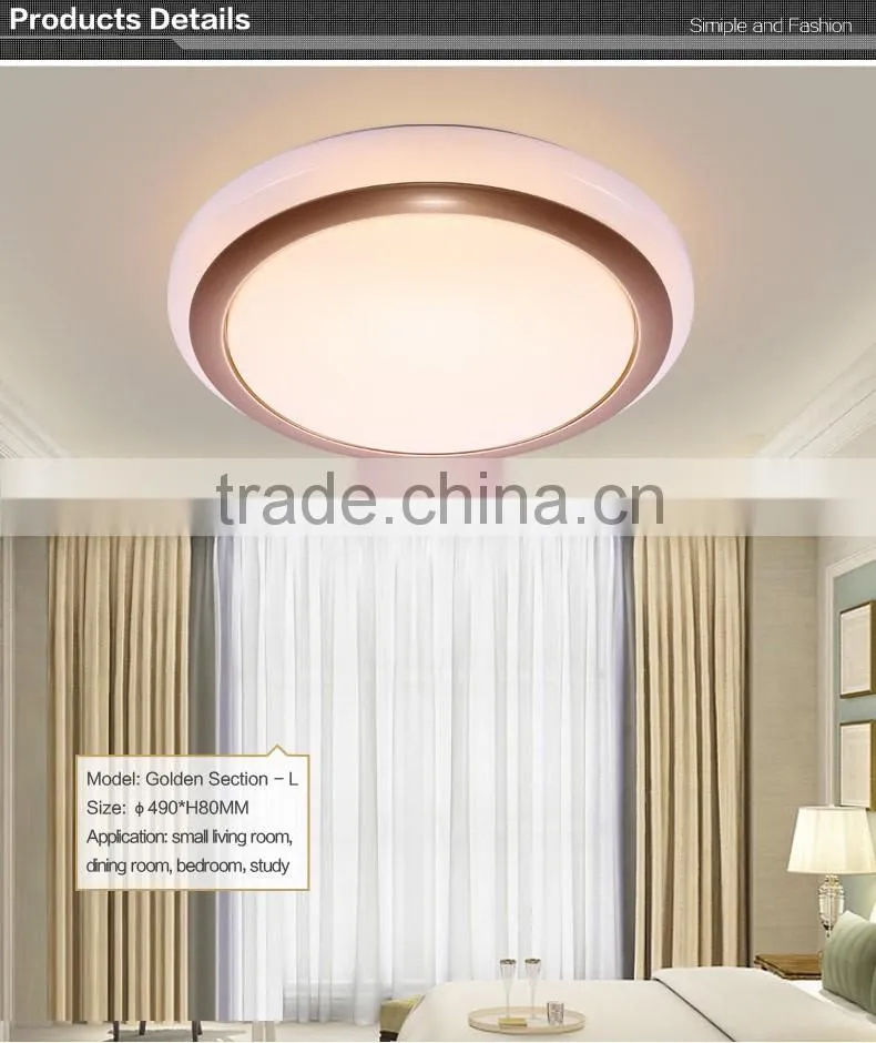 2016 hot sales ceiling light lamp round small for bedroom 18 to 36W