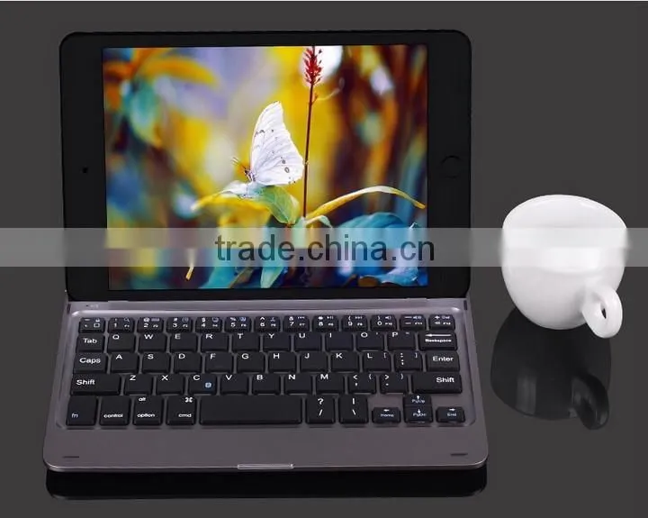 Ultra thin aluminium alloy bluetooth keyboard for iPad mini 4 Tablet PC wireless keyboard