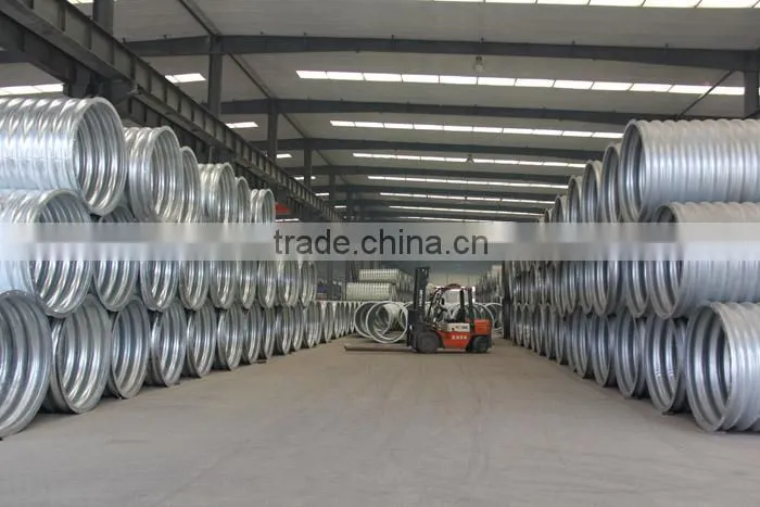water conveyance corrugated culvert pipe