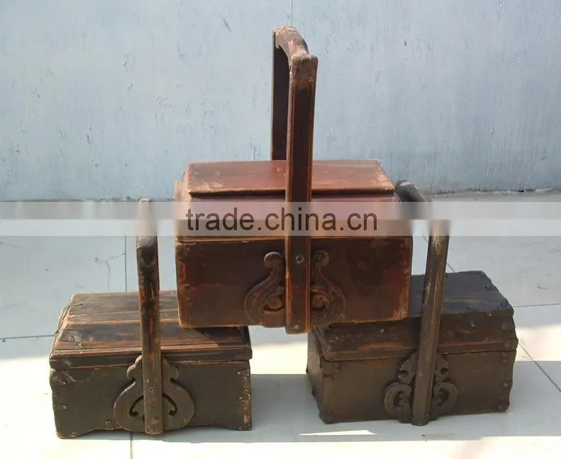 Chinese Antique Furniture-Antique Craft Wicker Basket