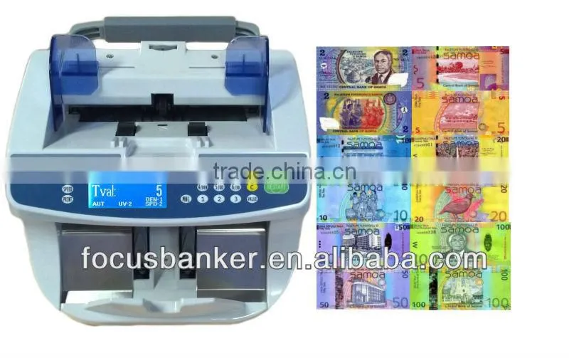 (Best Price ! ! !) Reliable Money Counting Machine with Half and Chain Note Detection for Samoan tala(WST)
