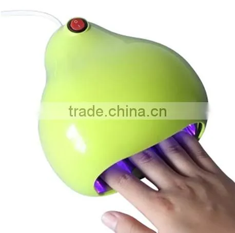 2014 New 220~240V EU Plug 3W LED Uv Lamp Nail Gel Polish Manicure uv light nail dryer with CE certificated,