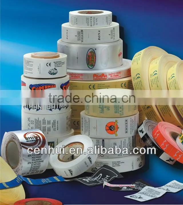 high quality, eco-friendly and favorable price printed roller shape adhesive sticker label