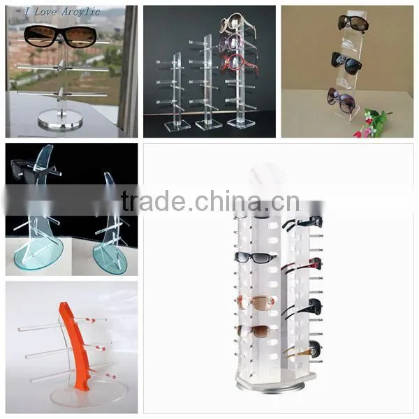 4 Pair Acrylic Sunglasses Eyeglass Display Stand 2015