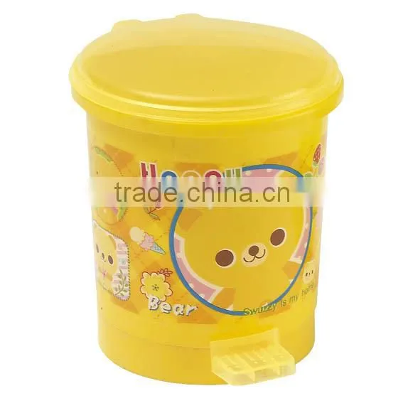 hot sale high quatity transparent plastic trash can