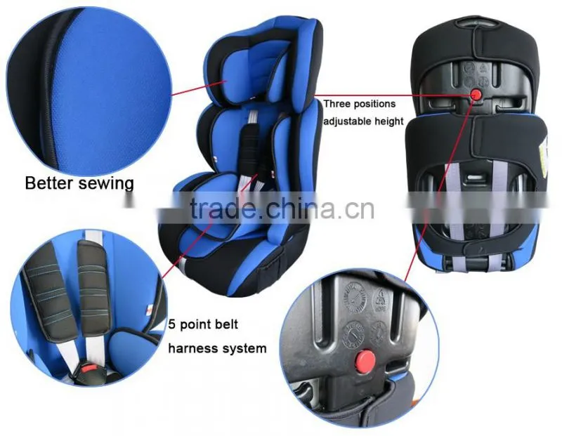 ECE E8 Certificate isofix childrens car booster for baby carseat
