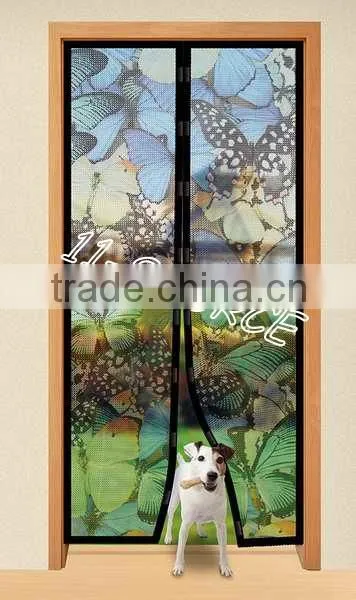 Anti-mosquito magnetic screen door