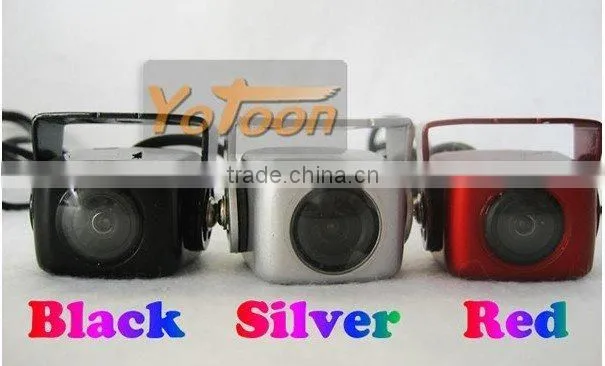 Car rearview camera with guard line function and CCD effect