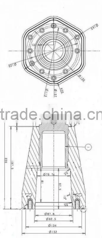 Supply High Voltage Epoxy Resin 52kv Cable Bushing Insulator