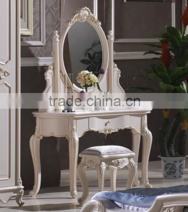new product bedroom set/ home furniture/ king size bed/ carved wood and MDF bedroom set L105A