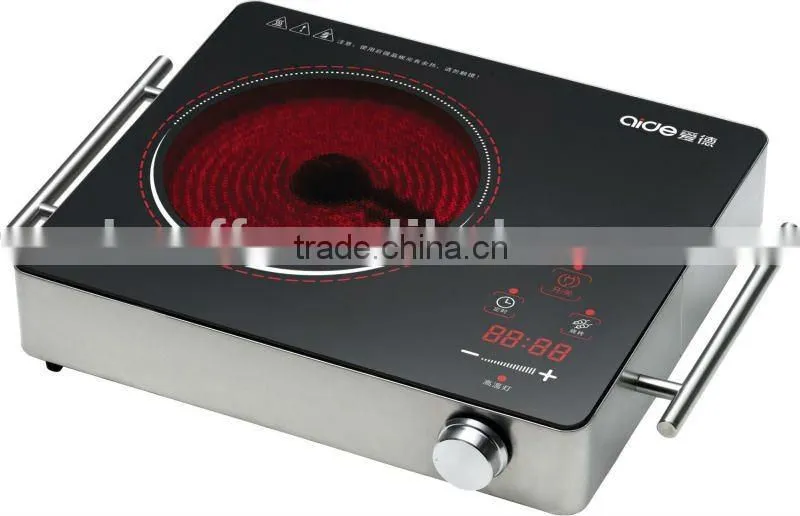 Grade A black crystal CE prestige cooker knobs and handles gel stove