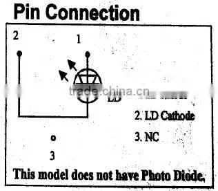 Quality Warranty 405nm Blue Violet 3.8mm 40mw Laser Diode