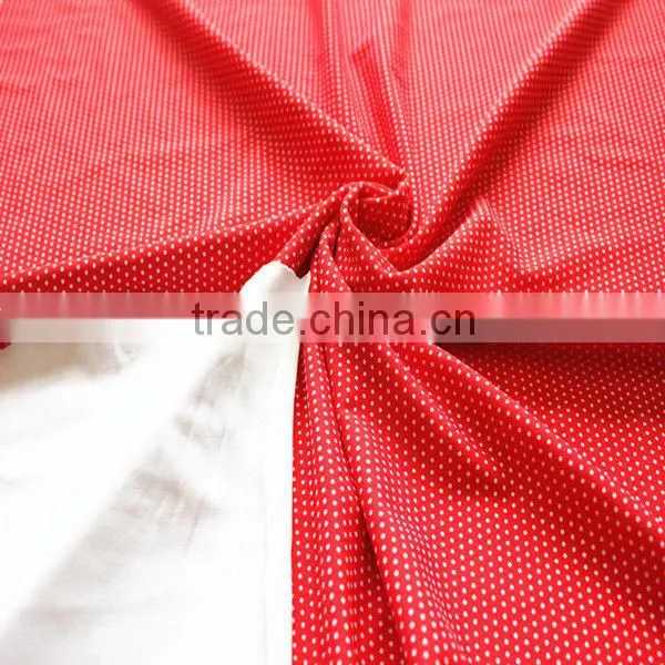 2014 Shishi wholasale New arrival 80%polyester+20%Spandex polka dot printed swimwear fabric