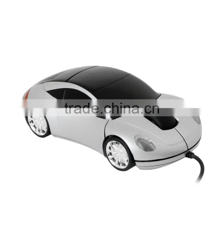 Computer Laptop USB Wired Car Shaped Gift Mouse with LED