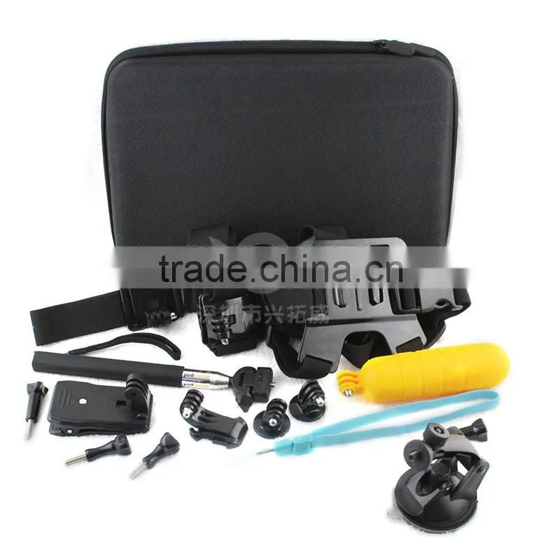 Outdoor Sports Camera accessories kit for gopro hero 4/3+/3/2/1