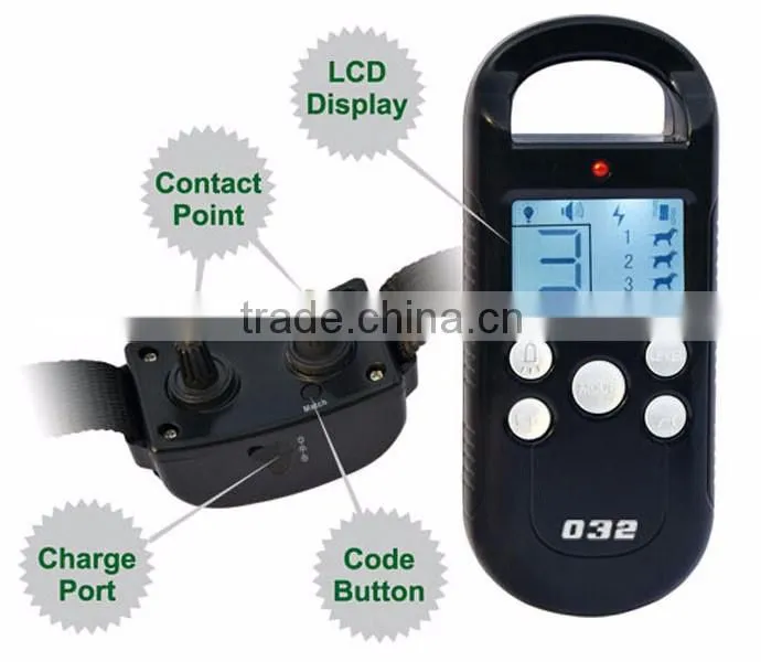 300 meters range remote dog training equipment dog collar LY032