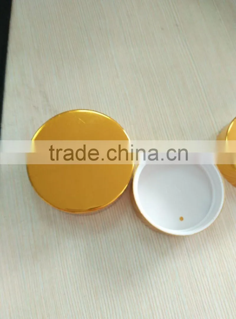 round shaped 38mm/ 45mm sizes golden electrochemical aluminum cap