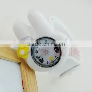 2014 new products for cheap silicon cartoon watch for custom, promotion silicone slap watches