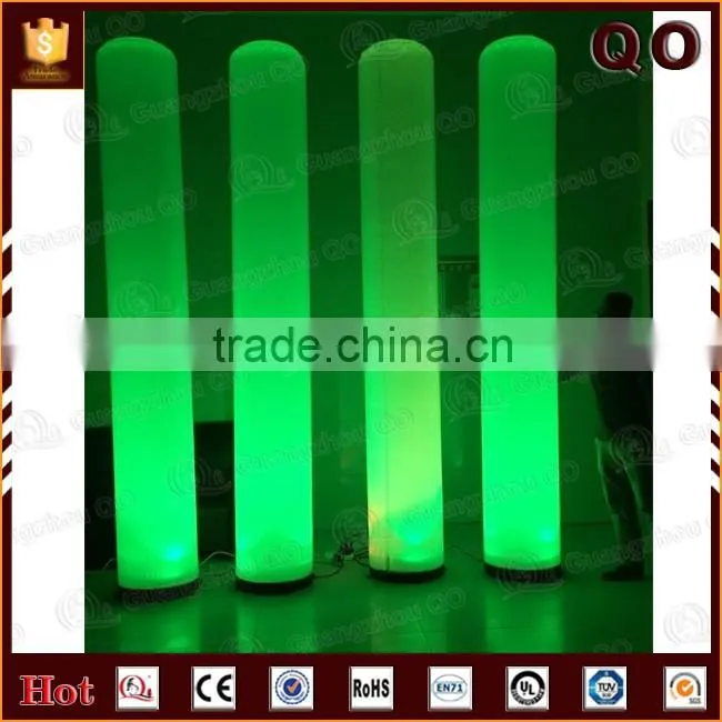 Reasonable price customized size inflatable lighted wedding columns