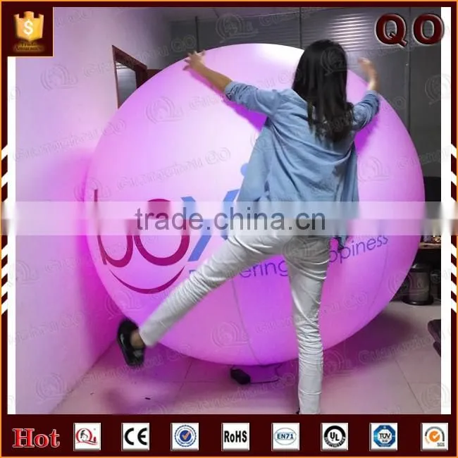 Huge printable inflatable helium sky balloon with led light