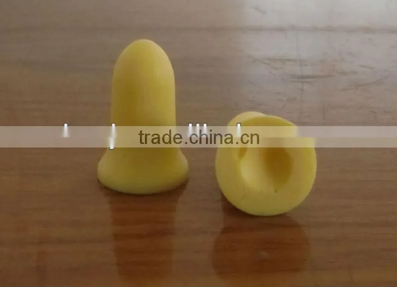 2016 New Designed PU foam ear plugs high quality foam ear plugs bell shaped safety earplugs