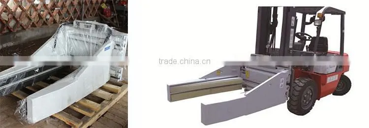 WANTE MACHINERY Hydraulic forklift block clamp for brick making machine