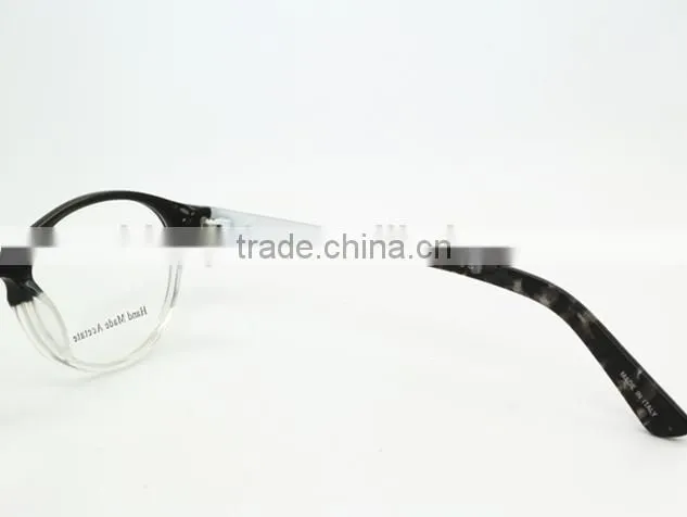 2015 new design double color mens acetate optical spectacles frame eyeglasses