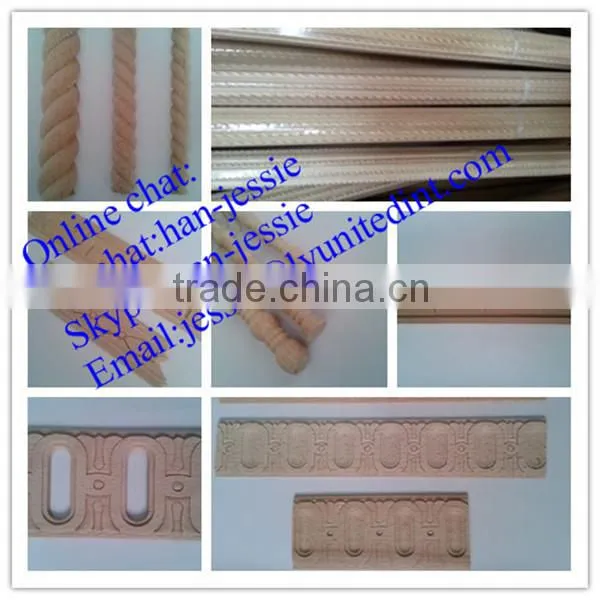 unpainted wood baseboard