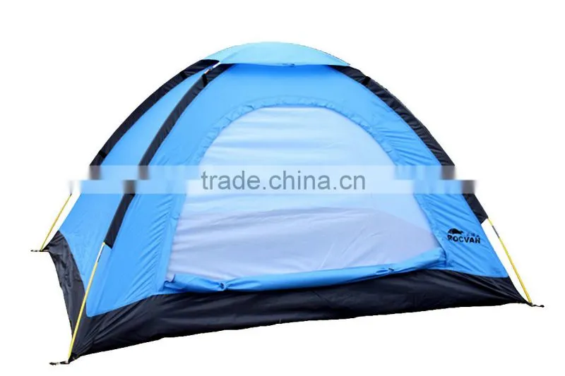 High quality low price 1-2 people aluminum pole small hiking&camping tent
