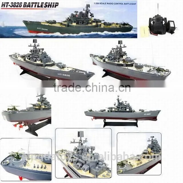 1:250 Scale HT3826A RC Battleship R/C Warship Boat Cruiser Destroyer