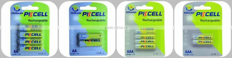 Top sale 1300mAh aa rechargeable battery 1.2v ni-mh batteries