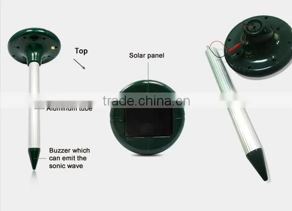 New Utilitarian Solar Pest Ultrasonic Mice Solar Pest Repeller SV022641