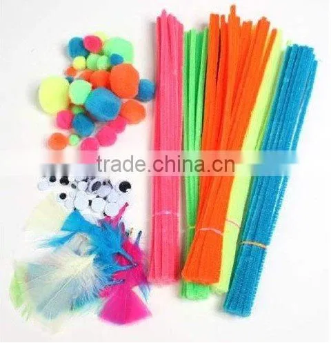 Pom Poms & glitter pompom for diy crafts