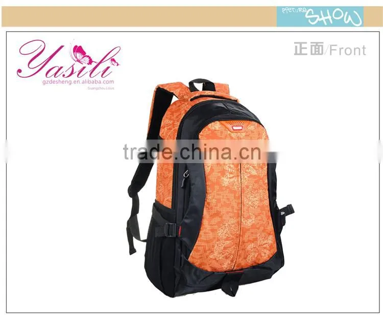 2014 multiple color selling nylon waterproof laptop backpack, motorcycle backpack in Guangzhou