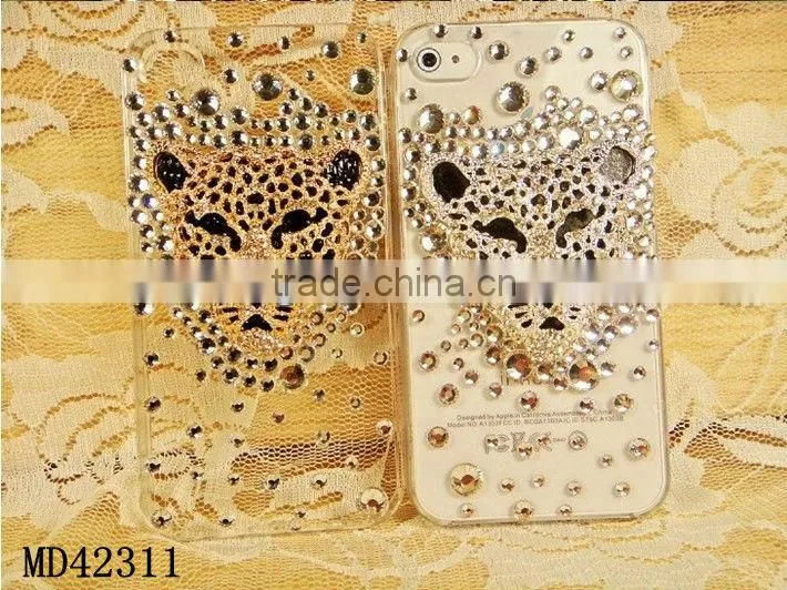 Fashion Luxury leopard phone cases for iphone4/4s/5