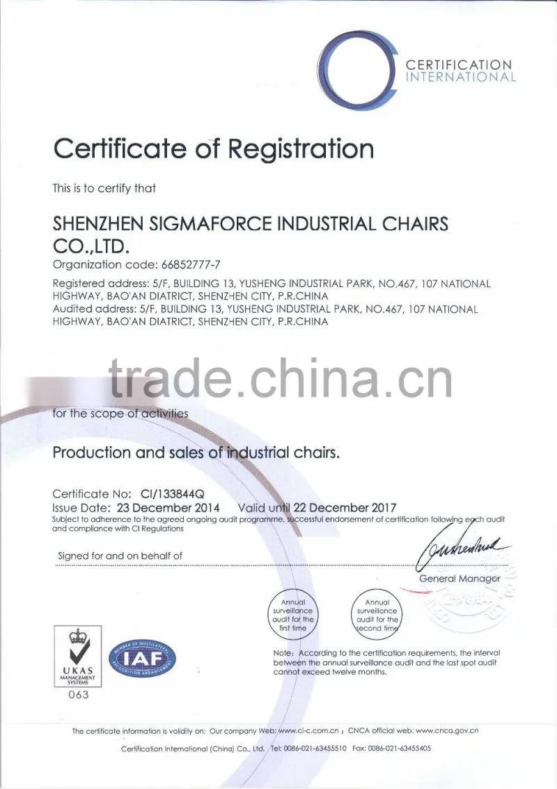 Durable PU foam chair High quality ESD chair industrial factory chair