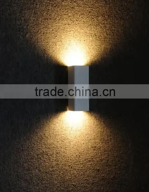 ip65 2*6w up and down outdoor wall bracket light fitting