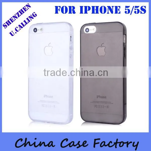 Colorful Clear TPU Case for iPhone 4/4s/5/5s &Samsung S3 S4 S5
