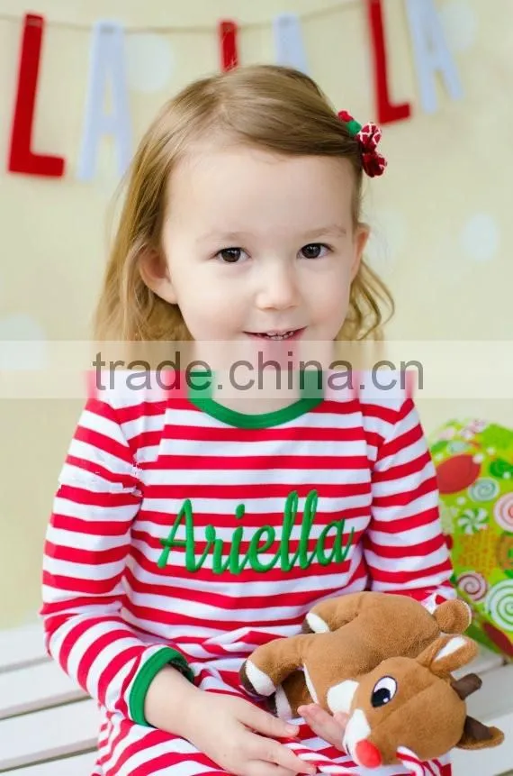 kids girls christmas nightgown/christmas nightgown