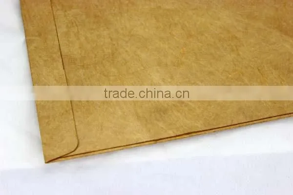 Logo printed tyvek envelope with string tie