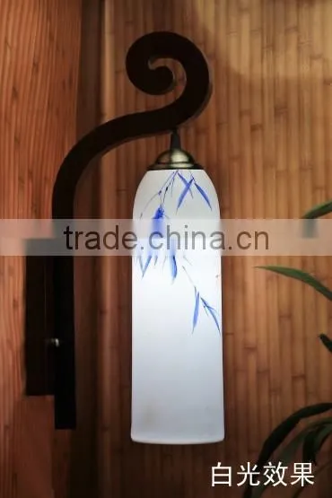 Chinese Porcelain Wall Light UL RoHS SAA CE CE Small Antique Wall Reading Lamp Bedroom Wall Lamps For Home