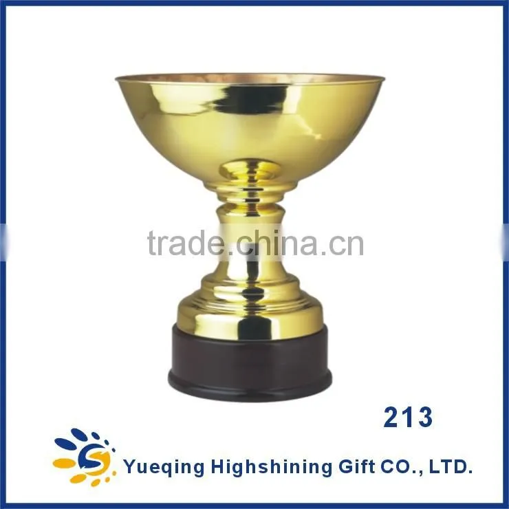 Big size gold high quality metal base competitions souvenir trophy
