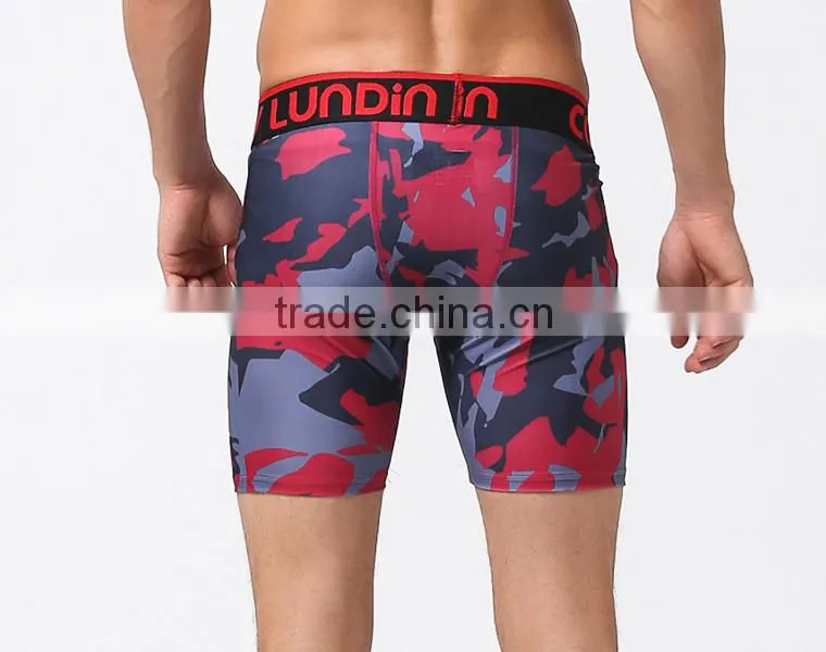 Camo Compression Running Men Shorts Quick-Dry Underwear Breathable Outdoor Sports Tights Basketball Fitness Training