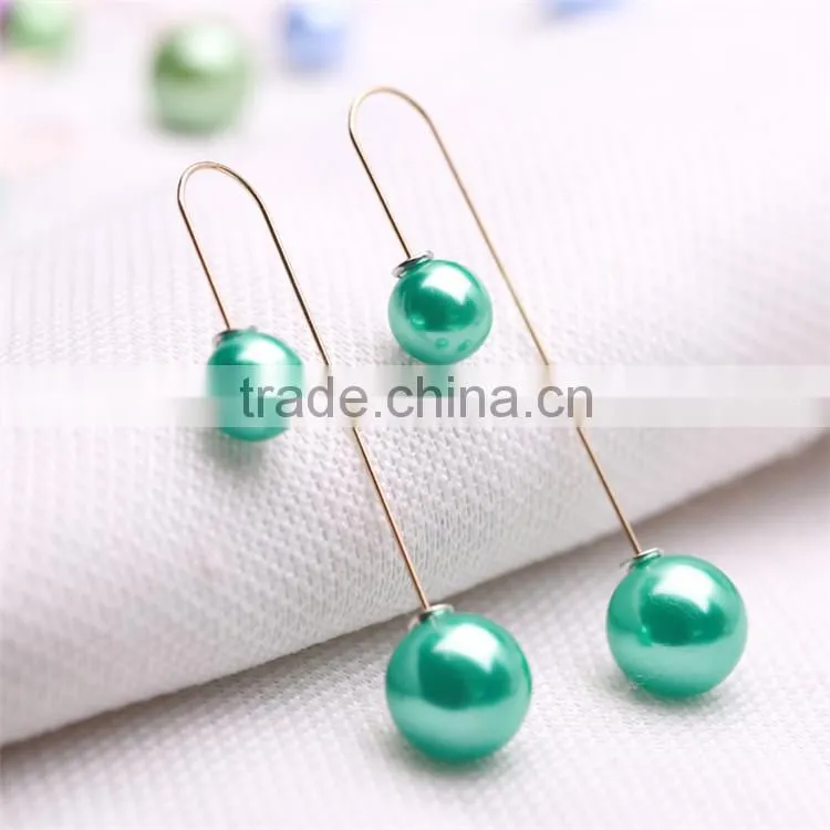 manufacturer double pearl latest design of pearl earring