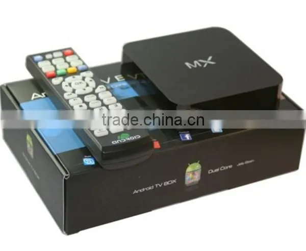 amlogic 8726 mx/mx2 tv box a9 dual core android smart tv box escrow payment accept mx android mini pc