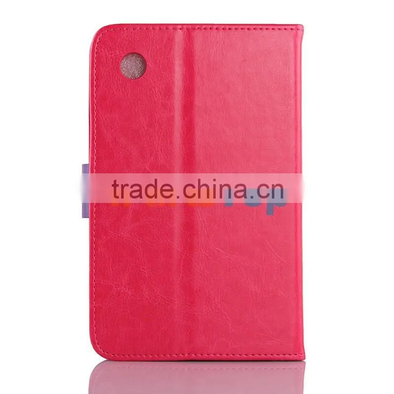 Wholesale Colored Leather Case For Lenovo IdeaTab A3300 A7-30 Flip Cover TPU Protective Case