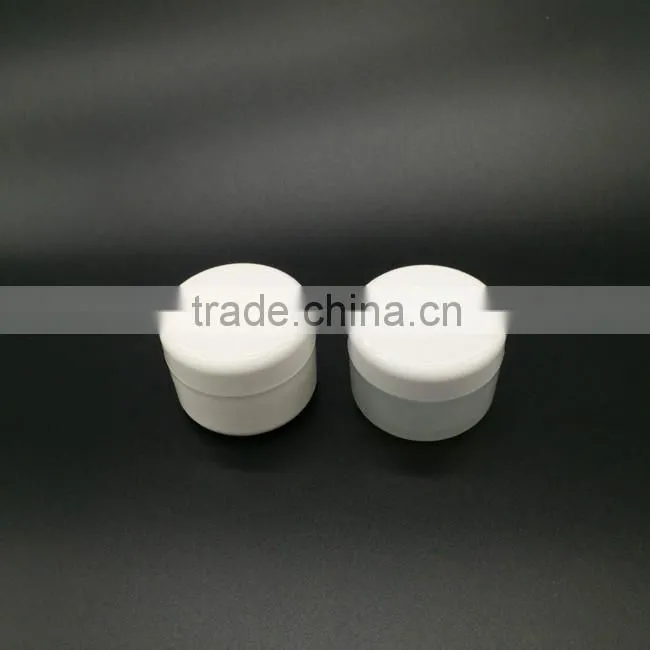 50g plastic empty cream jar with screw cap